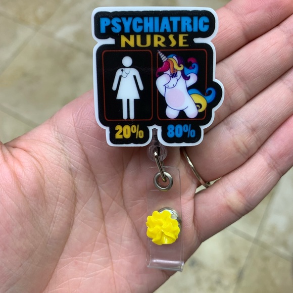 Psychiatric Nurse Badge Holder - Picture 1 of 4